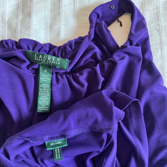 Ralph Lauren Sleeveless Purple Dress - Picture 7 of 7